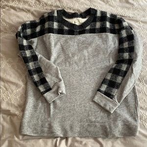 Madewell Buffalo Plaid Sweatshirt